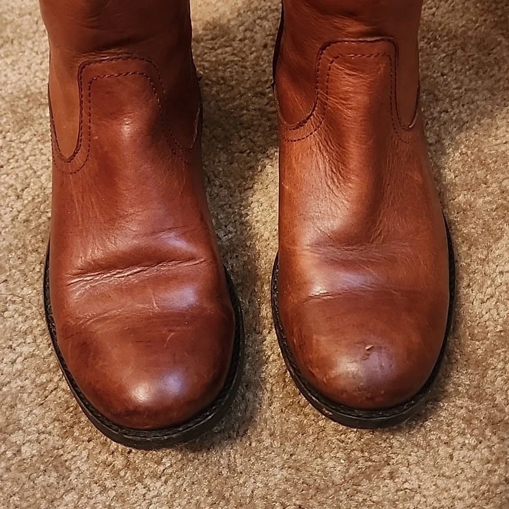 Frye Women's Mellisa Over the Knee Boots In Cognac W 5 1/2